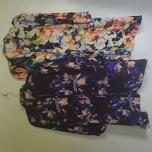 CUPIO FAB  Floral Tunic Tops Lot, Medium, Like New